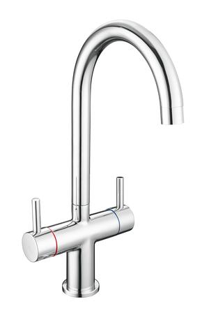 Reginox - Adour Twin Lever Mixer Tap - Chrome
