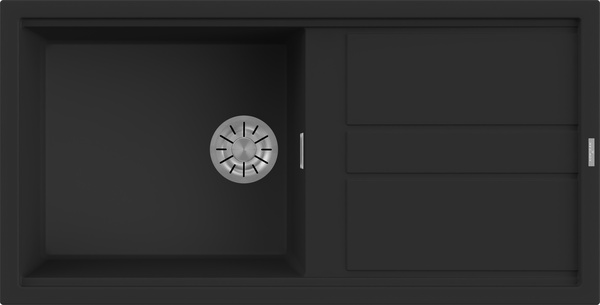 Reginox, Best Single Bowl Sink in Black Synteq