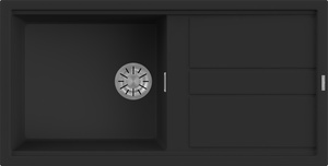 Reginox, Best Single Bowl Sink in Black Synteq