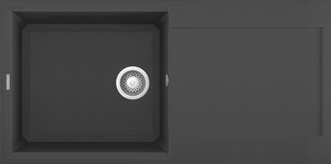 Reginox, Easy Single Bowl Sink in Black Spek
