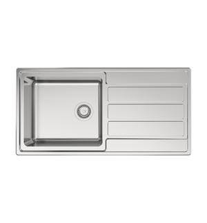 Reginox, Envoy 10  Single Bowl Sink with Drainer (Sleeved)