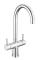 Reginox - Adour Twin Lever Mixer Tap - Chrome
