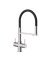 Reginox - Aquabezi 4-1 Hot Water Tap with Flexible Hole Brushed Nickel
