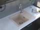 Reginox, Avignon 10 CS  Compact Single Bowl Single Drainer Granite Sink in Caffe Silvery