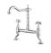 Reginox - Velino Cross Handle Bridge Mixer Tap - Chrome