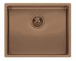 Reginox MIAMI 50X40 COPPER Single Bowl Integrated Sink in PVD copper