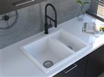 Reginox, Toulon 1.5 PW 1.5 Granite Sink, no Drainer, in Pure White