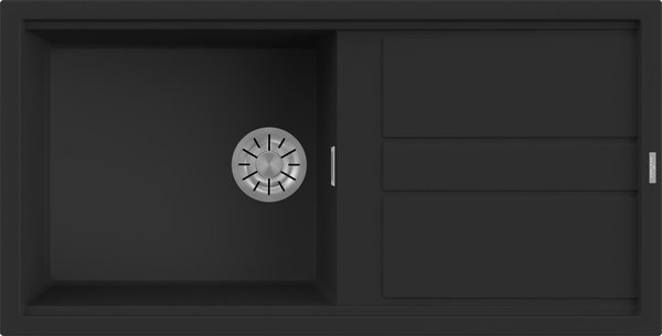 Reginox, Best Single Bowl Sink in Black Synteq