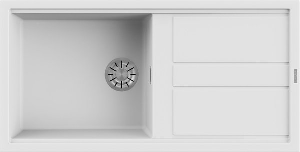 Reginox, Best Single Bowl Sink in White Synteq