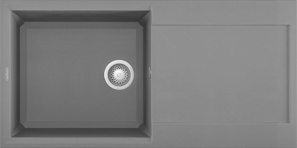 Reginox, Easy Single Bowl Sink in Titanium Spek