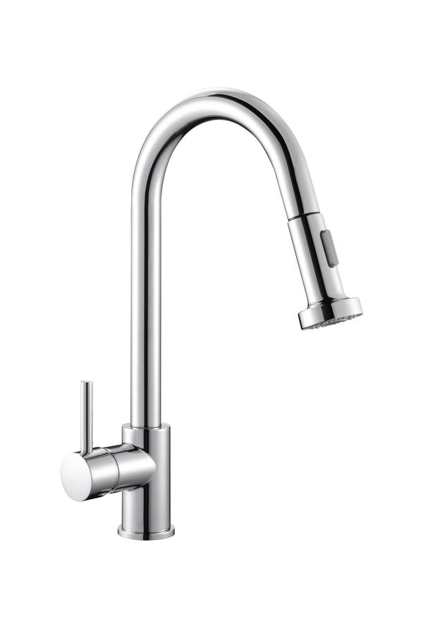 Reginox - Marta Single Lever Mixer Tap Chrome with Pull Out Spout