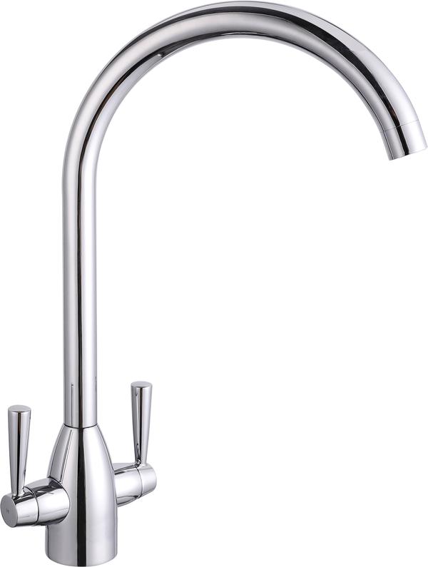 Reginox - Mesa Twin Lever Mixer Tap - Chrome