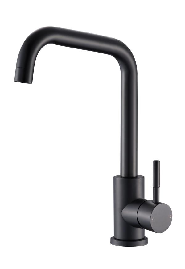 Reginox - Nera Matt Black Single Lever Mixer Tap Mixer