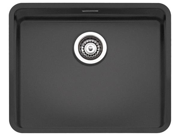 Reginox OHIO 50X40 CB Integrated Single Bowl Sink in Black
