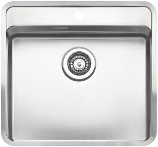 Reginox OHIO 50X40 TW Integrated Single Bowl Sink with tap wing