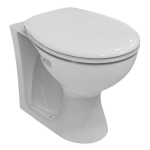 Armitage Shanks E897401/S3040401 White Sandringham Back to Wall WC Pan No Logo with Horizontal Outlet