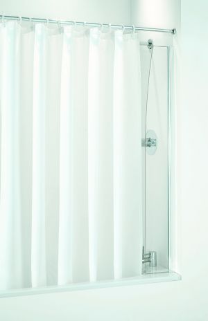 Coram Shower Screen 250mm Shower Curtain Screen