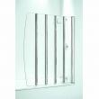 Coram Shower Screen Five Panel Folding Bath Screen