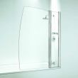 Coram Shower Screen 1050mm Sail Bath Screen with Panel