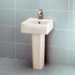 Serene Square 420mm Basin & Pedestal