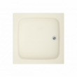 900 x 900 Aquacast 105mm Deep Stone Resin Square Shower Tray Antislip - Soft Cream