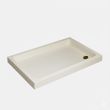 Aquacast 1200 x 760 105mm Deep Resin Shower Tray - Pergamon