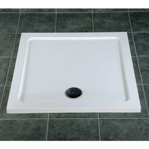 Shower Tray 1000 Square - Resin Lite - Durastone 1000mm x 1000mm
