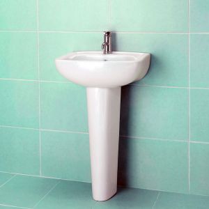 Tribune Short Projection Basin & Unislim Pedestal