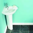 Tribune 540mm Corner Basin & Unislim Pedestal