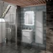 HiB Vega 50 LED Steam-Free Bathroom Mirror with Charging Socket