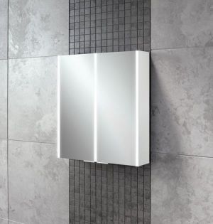 HiB Xenon 60 LED Mirrored Bathroom Cabinet