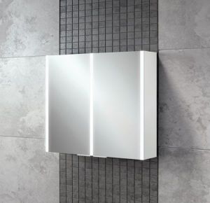 HiB Xenon 80 LED Mirrored Bathroom Cabinet