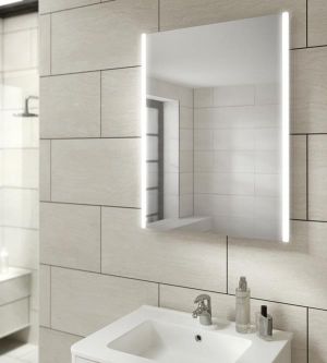 HiB Zircon 50 LED Steam-Free Bathroom Mirror