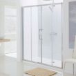 1200mm Lakes Semi Frameless Double Slider Shower  Door