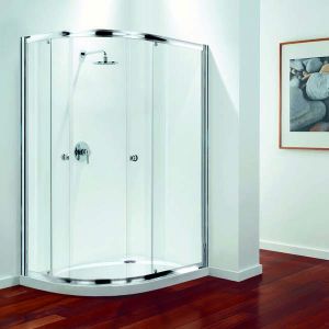 1000mm x 800mm Coram Premier Offset Shower Quadrant Enclosure