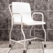 AKW Wheeled Shower Chair/Removable Arms