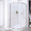 Lakes Single Door Offset Quadrant Shower Enclosure 900mm x 800mm