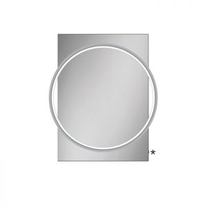 HiB Solas 60 Chrome LED Steam-Free Bathroom Mirror