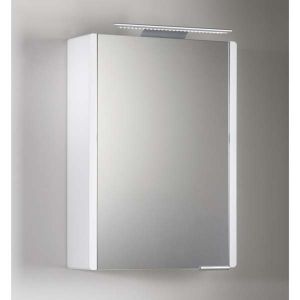 Roper Rhodes - Sensory Vision White Finish Single Mirror Glass Door Cabinet