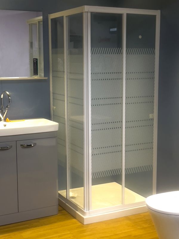 Reduced Height 760 Shower Corner Entry Enclosure