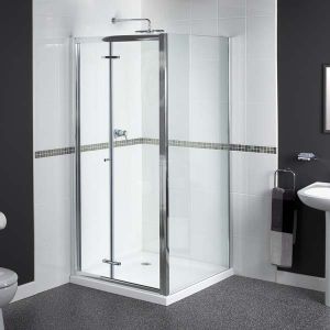 900mm Aqualux Shine Bifold Shower Door Aqualux Shine Shower