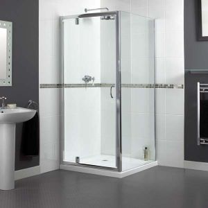 800mm Aqualux Shine Shower Pivot Door Aqualux Shine Shower